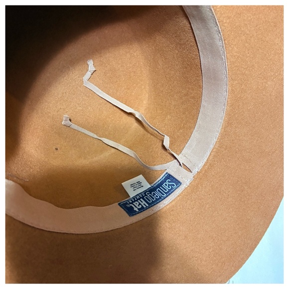 NWT Anthropologie  San Diego Hat Co. WYNOLA Adjustable Rancher Hat in Camel, OS - Picture 5 of 8